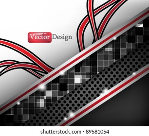 Eps10 Vector Modern Futuristic Steel Concept Design