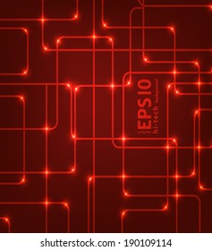 EPS10 vector modern hi-tech glowing background illustration 