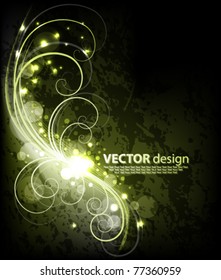 eps10 vector monochrome foliage design