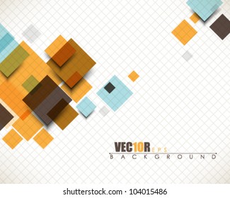 eps10 vector multicolor abstract square design