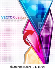 eps10 vector multicolor design