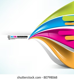 eps10 vector multicolor perspective lines background