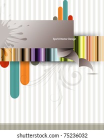eps10 vector multicolor vintage design