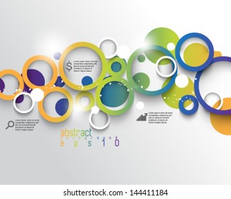 eps10 vector multicolored infographics concept background