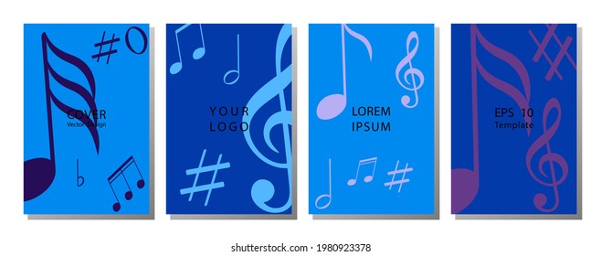 eps10 vector music note background design. Vector illustration.  Vector decorative ethnic greeting card or invitation design background. live music concept.
