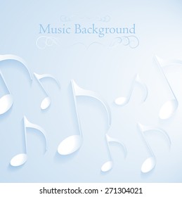 eps10 vector music note background design. paper
