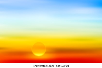 eps10 vector nature background sunrise soft, vector blur illustration sweet color filter abstract for background. use gradient mesh and hard light
