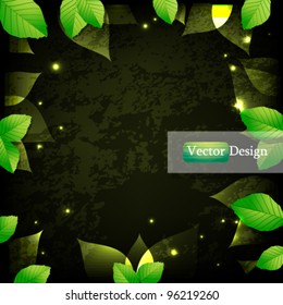Eps10 Vector Nature Frame Concept Background Design for your Business