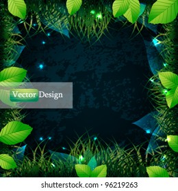 Eps10 Vector Nature Frame Concept Background Design for your Business