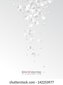 eps10 vector overlapping 3d boxes illustration