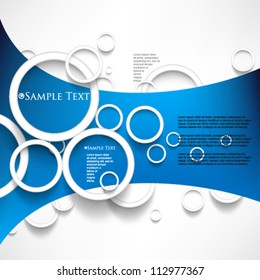 eps10 vector overlapping circles concept background