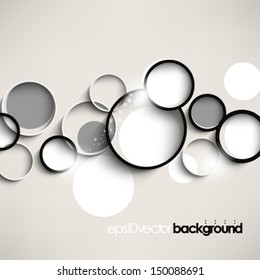 eps10 vector overlapping geometric elements background