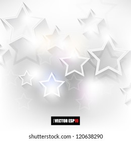 eps10 vector overlapping stars background