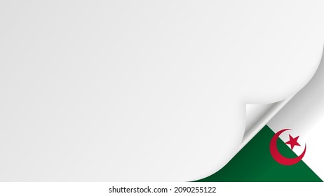 EPS10 Vector Patriotic background with Algeria flag colors. An element of impact for the use you want to make of it.