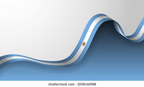 EPS10 Vector Patriotic Background with Argentina flag colors. An element of impact for the use you want to make of it.