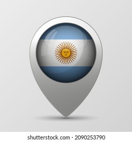 EPS10 Vector Patriotic background with Argentina flag colors. An element of impact for the use you want to make of it.