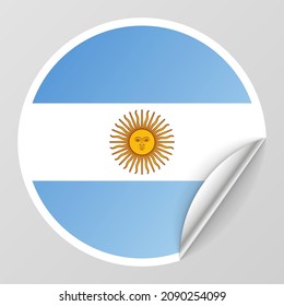 EPS10 Vector Patriotic background with Argentina flag colors. An element of impact for the use you want to make of it.