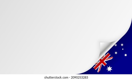 EPS10 Vector Patriotic background with Australia flag colors. An element of impact for the use you want to make of it.