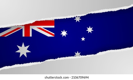 EPS10 Vector Patriotic background with Australia flag colors. An element of impact for the use you want to make of it.