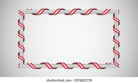 EPS10 Vector Patriotic background with Austria flag colors. An element of impact for the use you want to make of it.