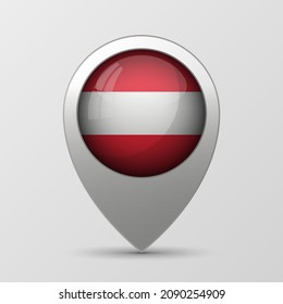EPS10 Vector Patriotic background with Austria flag colors. An element of impact for the use you want to make of it.