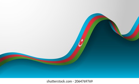 EPS10 Vector Patriotic Background with Azerbaijan flag colors. An element of impact for the use you want to make of it.