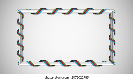EPS10 Vector Patriotic background with Azerbaijan flag colors. An element of impact for the use you want to make of it.