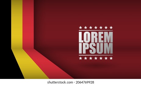 EPS10 Vector Fondo patriótico con colores de bandera belga. Un elemento de impacto para el uso que desea hacer de él.