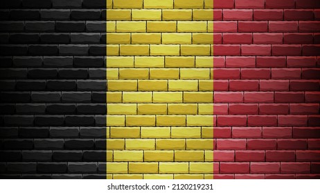 EPS10 Vector Patriotic background with Belgium flag colors. An element of impact for the use you want to make of it.