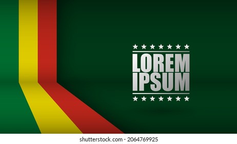 EPS10 Vector Patriotic Background with Bolivia flag colors. An element of impact for the use you want to make of it.