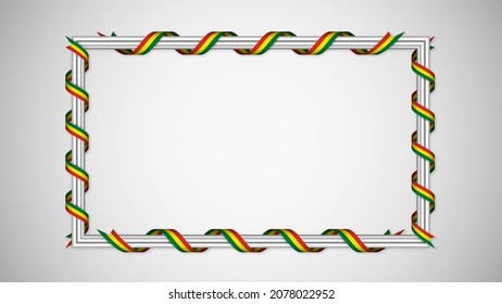 EPS10 Vector Patriotic background with Bolivia flag colors. An element of impact for the use you want to make of it.