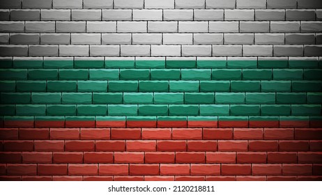 EPS10 Vector Patriotic background with Bulgaria flag colors. An element of impact for the use you want to make of it.