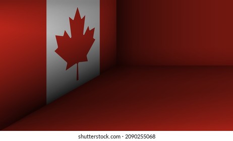 EPS10 Vector Fondo patriótico con colores de bandera de Canadá. Un elemento de impacto para el uso que desea hacer de él.
