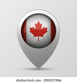 EPS10 Vector Patriotic background with Canada flag colors. An element of impact for the use you want to make of it.