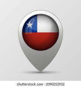 EPS10 Vector Patriotic background with Chile flag colors. An element of impact for the use you want to make of it.