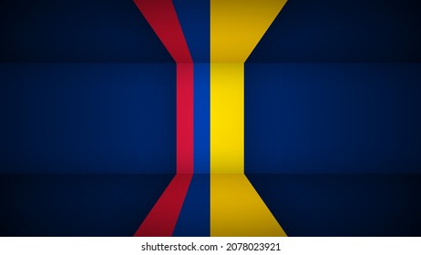 EPS10 Vector Patriotic background with Colombia flag colors. An element of impact for the use you want to make of it.