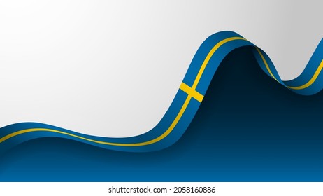 EPS10 Vector Patriotic Background with the colors of the flag of Sweden. An element of impact for the use you want to make of it.