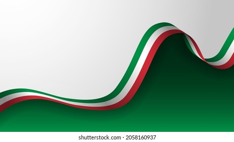 EPS10 Vector Patriotic Background with the colors of the Italian flag. An element of impact for the use you want to make of it.