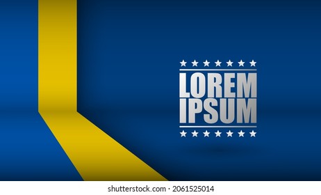 EPS10 Vector Patriotic Background with the colors of the flag of Ukraine. An element of impact for the use you want to make of it.