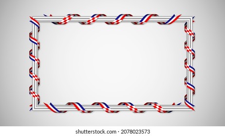 EPS10 Vector Patriotic background with Croatia flag colors. An element of impact for the use you want to make of it.