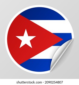 EPS10 Vector Patriotic background with Cuba flag colors. An element of impact for the use you want to make of it.