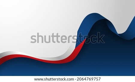 EPS10 Vector Patriotic Background with Czech Republic flag colors. An element of impact for the use you want to make of it.