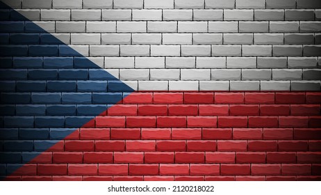 EPS10 Vector Fondo patriótico con colores de bandera de la República Checa. Un elemento de impacto para el uso que desea hacer de él.