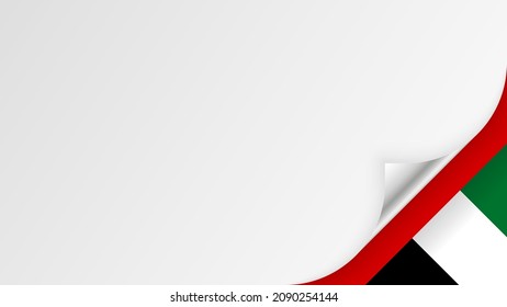 EPS10 Vector Fondo patriótico con colores de bandera EAU. Un elemento de impacto para el uso que desea hacer de él.