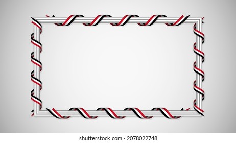 EPS10 Vector Fondo patriótico con colores de bandera egipcia. Un elemento de impacto para el uso que desea hacer de él.