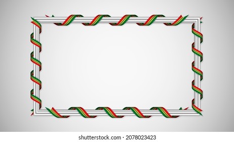 EPS10 Vector Patriotic background with Ethiopia flag colors. An element of impact for the use you want to make of it.