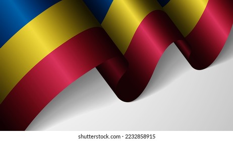 EPS10 Vector Patriotic background with flag of Romania. An element of impact for the use you want to make of it.