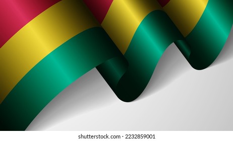 EPS10 Vector Patriotic background with flag of Guinea. An element of impact for the use you want to make of it.