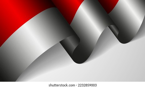 EPS10 Vector Patriótico fondo con bandera de Indonesia. Un elemento de impacto para el uso que desea hacer de él.