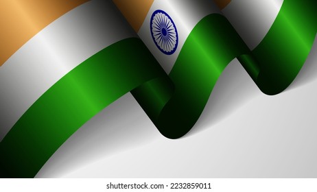 EPS10 Vector Patriotic background with flag of India. An element of impact for the use you want to make of it.